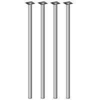 Tischbein 4er-Set BURGUND Ø30.Aluminium