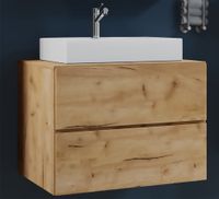 Badblock Lendas S 80cm Unterschrank Honig-Eiche