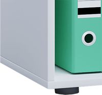 Büroregal Lona 2-Fach ohne Türen weiß