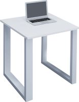 Schreibtisch Lona 80x80 U-Fußgestell weiß/weiß