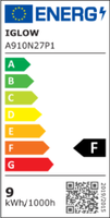 LED Leuchtmittel Birne, 806lm - Birne 9,2 Watt E27