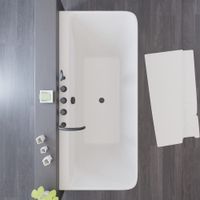 Acrylbadewanne Saria 170cm x 75cm x 58cm