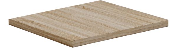 Eckplatte "Lona" 50x50 Sonoma-Eiche