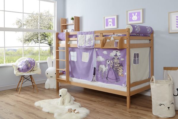 Etagenbett Rene Buche Horse-Lila,A1