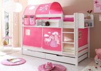 Etagenbett Marcel Kiefer weiß Horse (pink)