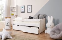 Sofabett MINI Micki 80x160 cm Var 4 - mit 2er Schubkästen - inkl. Matratze