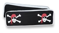 2er Rückenkissen-Set Pirat schwarz-weiß