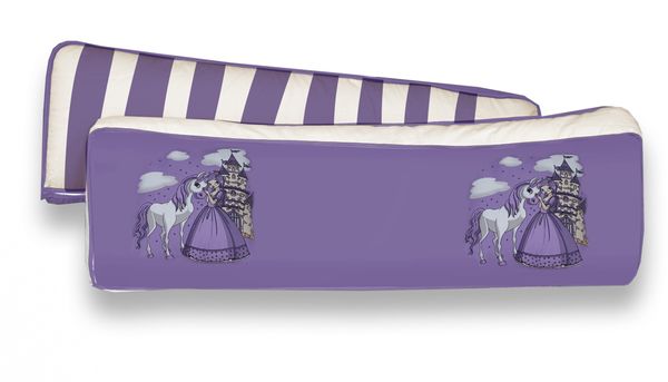 2er Rückenkissen-Set Prinzessin-lila