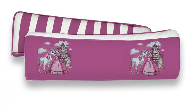 2er Rückenkissen-Set Prinzessin-Rosa