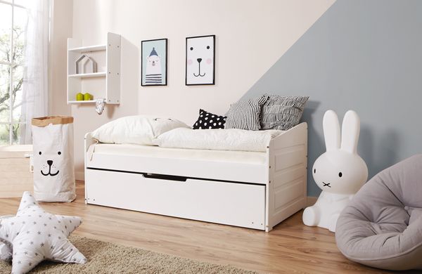 Sofabett MINI Micki Var 1 - mit Zusatzbett - inkl. 2 Matratzen