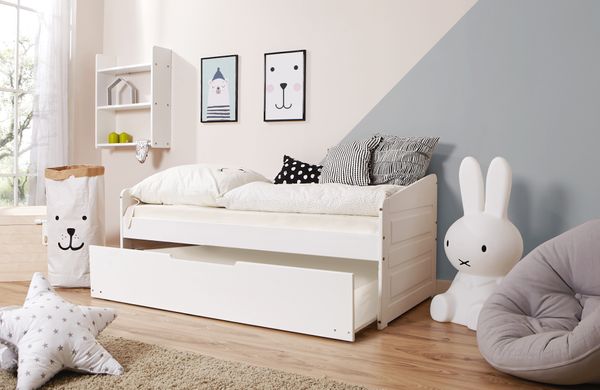 Sofabett MINI Micki Var 1 - mit Zusatzbett - inkl. 2 Matratzen