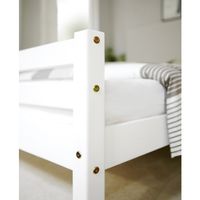 Doppelbett 140er Nadine weiß