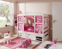 Hausbett MINI Prinzessin Rosa Var 3 inkl. Matratze