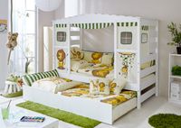 Hausbett Safari Var 1 - mit Zusatzbett -