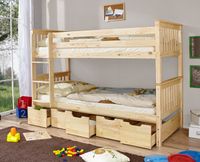 Etagenbett Sammy Var 2 - mit 5er Schubkästen -