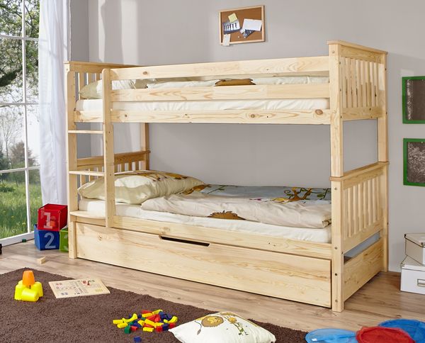 Etagenbett Sammy Var 1 - mit Zusatzbett -