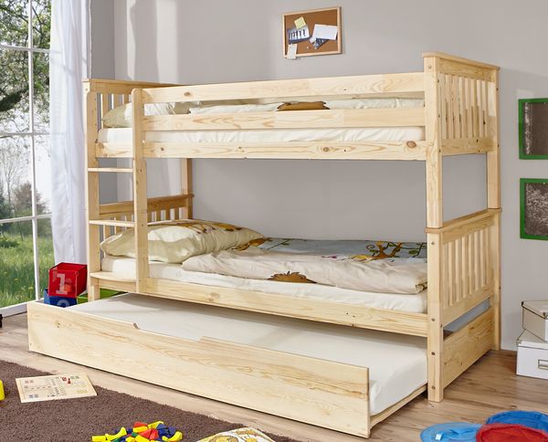 Etagenbett Sammy Var 1 - mit Zusatzbett -