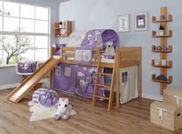 Rutschbett Ekki Country Buche Horse-Lila,A3
