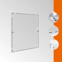 Insektenschutz Plus FE Ultra Flat 100x120cm Weiß
