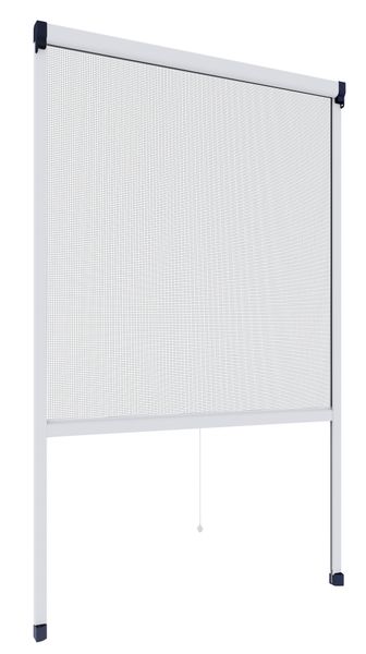 Insektenschutz -Rollo Fenster 130x160cm Weiß
