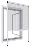 Insektenschutz -Rollo Fenster 130x160cm Weiß