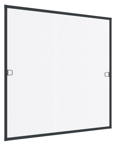 Insektenschutz Plus Rahmen Fenster 140x150cm Anthrazit