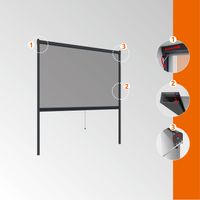 Insektenschutz Plus Rollo Fenster 130x160cm Anthrazit