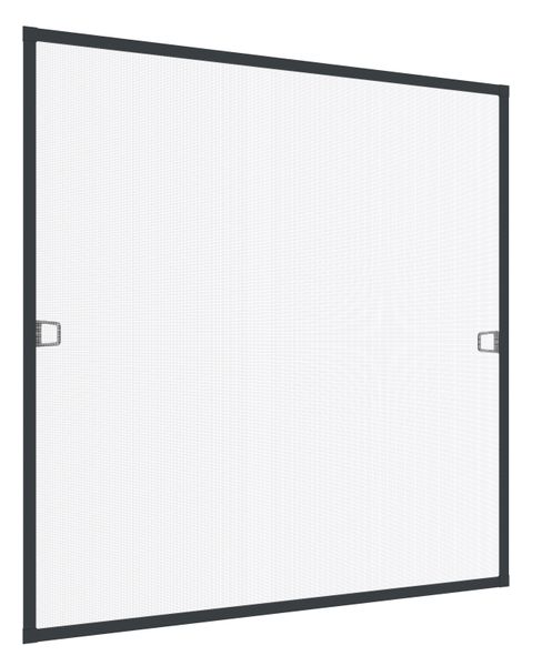 Insektenschutz -Fenster 100x120cm Anthrazit