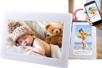 PFF-710White Frameo 7 Zoll Digitaler Bilderrahmen weiss WiFi microSD 8GB Flash