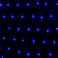 Deuba Netzlichterkette 100 LED blau