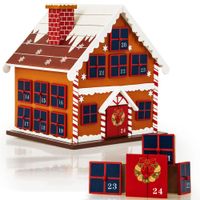 Adventskalender als Winterhäuschen - befüllbar & wiederverwendbar