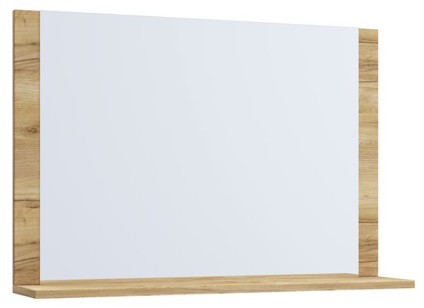 Spiegel Lendas mit Ablage 80 cm Honig-Eiche