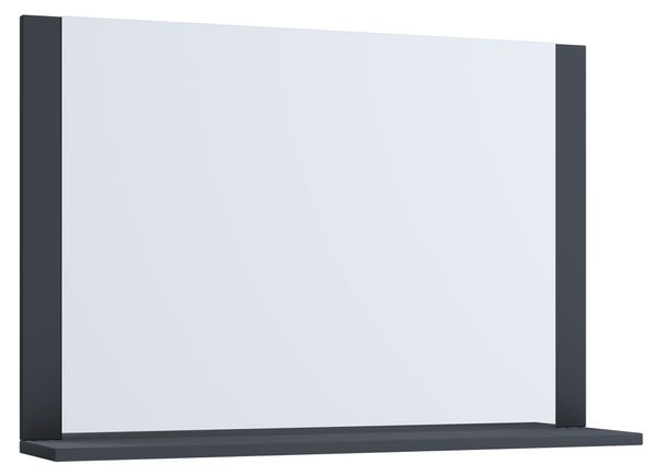 Spiegel Lendas mit Ablage 80 cm Anthrazit