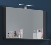 Spiegel Lendas mit Ablage 80 cm Anthrazit