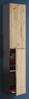 Hochschrank Lendas Anthrazit/Honig-Eiche