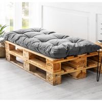 Chillkissen Feincord „Yanni“, ca 70 x 120 cm, Silber