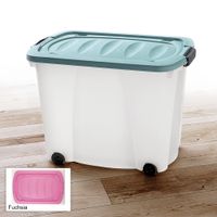 Ordnung XL-Rollenbox "mit Deckel" - Fuchsia