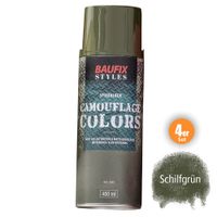 Camouflage-Sprühlacke - Schilfgrün, 4er-Set