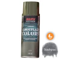 Camouflage-Sprühlacke - Staubgrau, 4er-Set