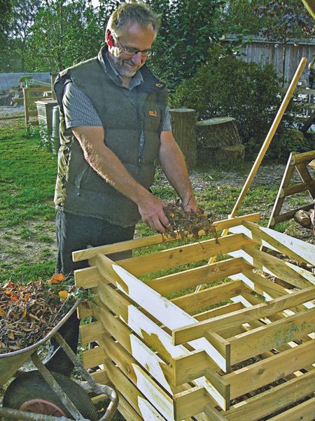 Holzkomposter 120 x 120 x 70 cm ca. 1.000 Liter