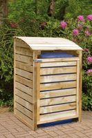 Mülltonnenbox Mülltonnenabtrennung 1-fach B75 x T90 x H120 cm, inkl. Rückwand