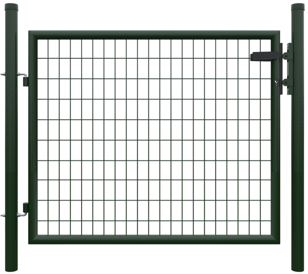 Metall Einzeltor B1250 x H1000 mm inkl. Pfosten + Beschlägen RAL7016 anthrazit
