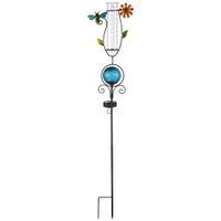 LED-Solarstecker mit Regenmesser - Biene