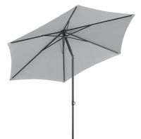Schneider Sonnenschirm Sevilla, ca. 270 cm Ø, silbergrau