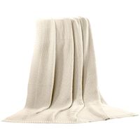 Strickdecke, ca. 130 x 170 cm - Natur