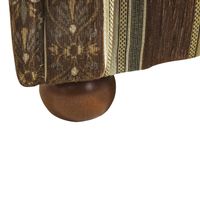 "Corona" Sofa 2-Sitzer Braun