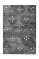 Teppich Grau / Weiß 80cm x 150cm