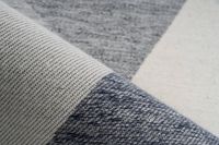 Teppich Grau / Creme 80cm x 150cm