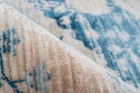 Teppich Creme / Blau 120cm x 170cm