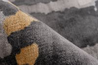 Teppich Grau / Blau / Gold 120cm x 170cm